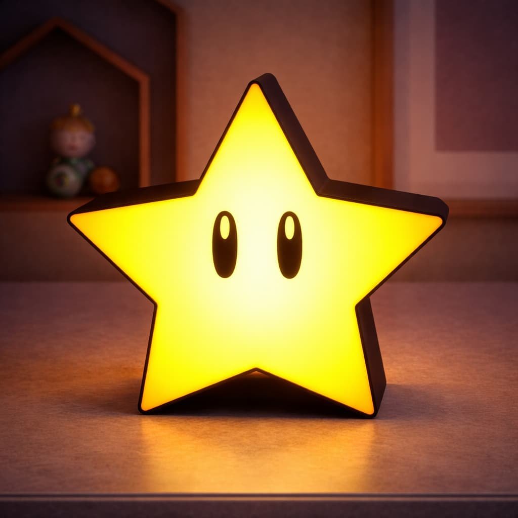 Lampe étoile Super Mario - StarHero - Vue principale