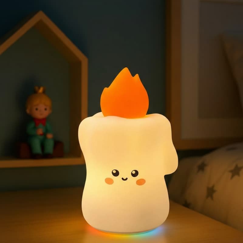 Veilleuse bougie multicolore - ColorLight - Vue principale