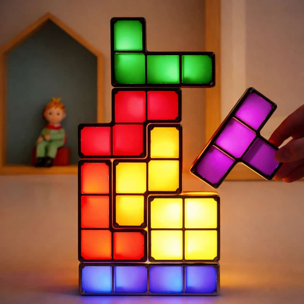 Veilleuse Tetris tangram - Vue principale