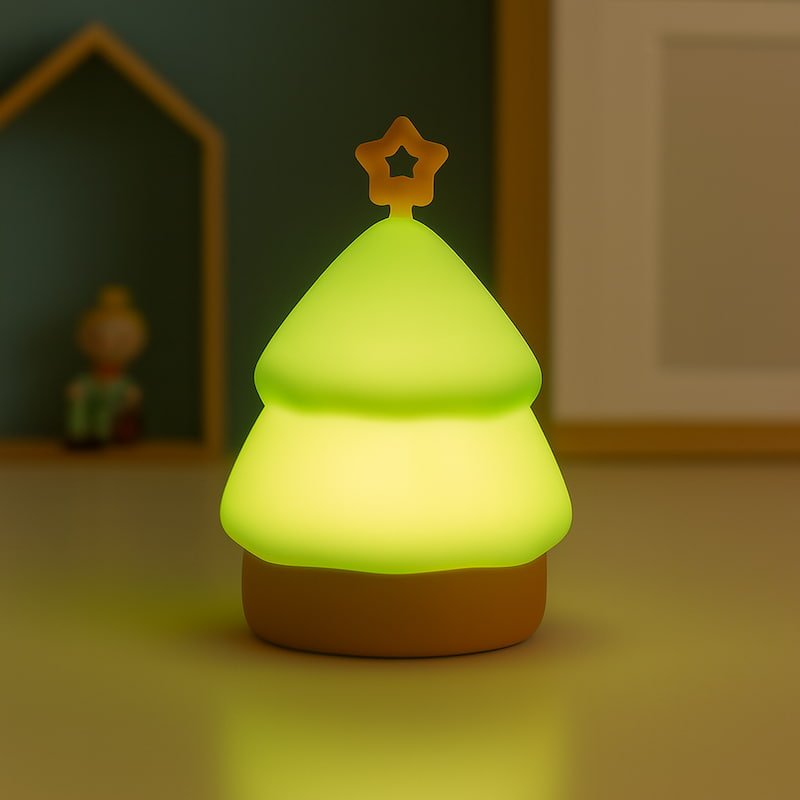 Veilleuse sapin noel silicone - LumiSapin - Vue principale