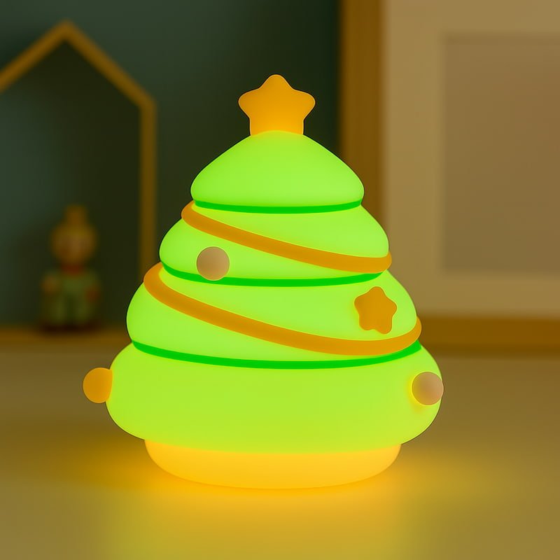 Veilleuse sapin de Noël en silicone - SapiLumi - Vue principale