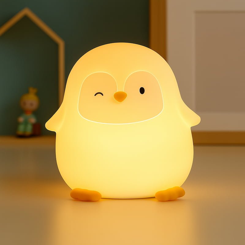 Veilleuse pingouin rechargeable - PingoRise - Vue principale