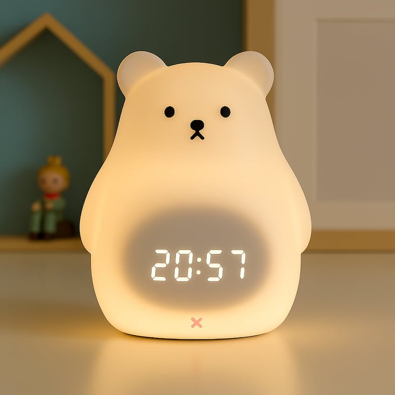 Réveil veilleuse ourson - CuddleRise - Vue principale