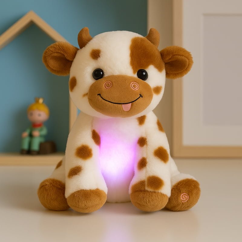 Veilleuse peluche vache - MooLumi - Vue principale
