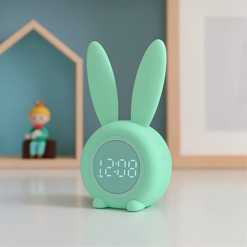Petit réveil lapin enfant - BunnyBell - Vue principale