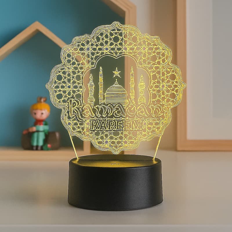 Veilleuse islamique Ramadan 3D | RamaQura - Vue principale