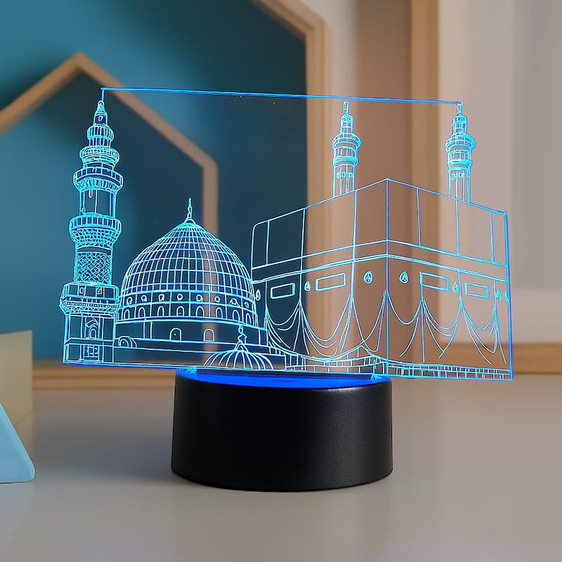 Veilleuse islamique Mosquée 3D | MosQura - Vue principale