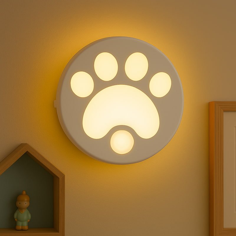 Veilleuse murale patte de chien - LumiPaw - Vue principale