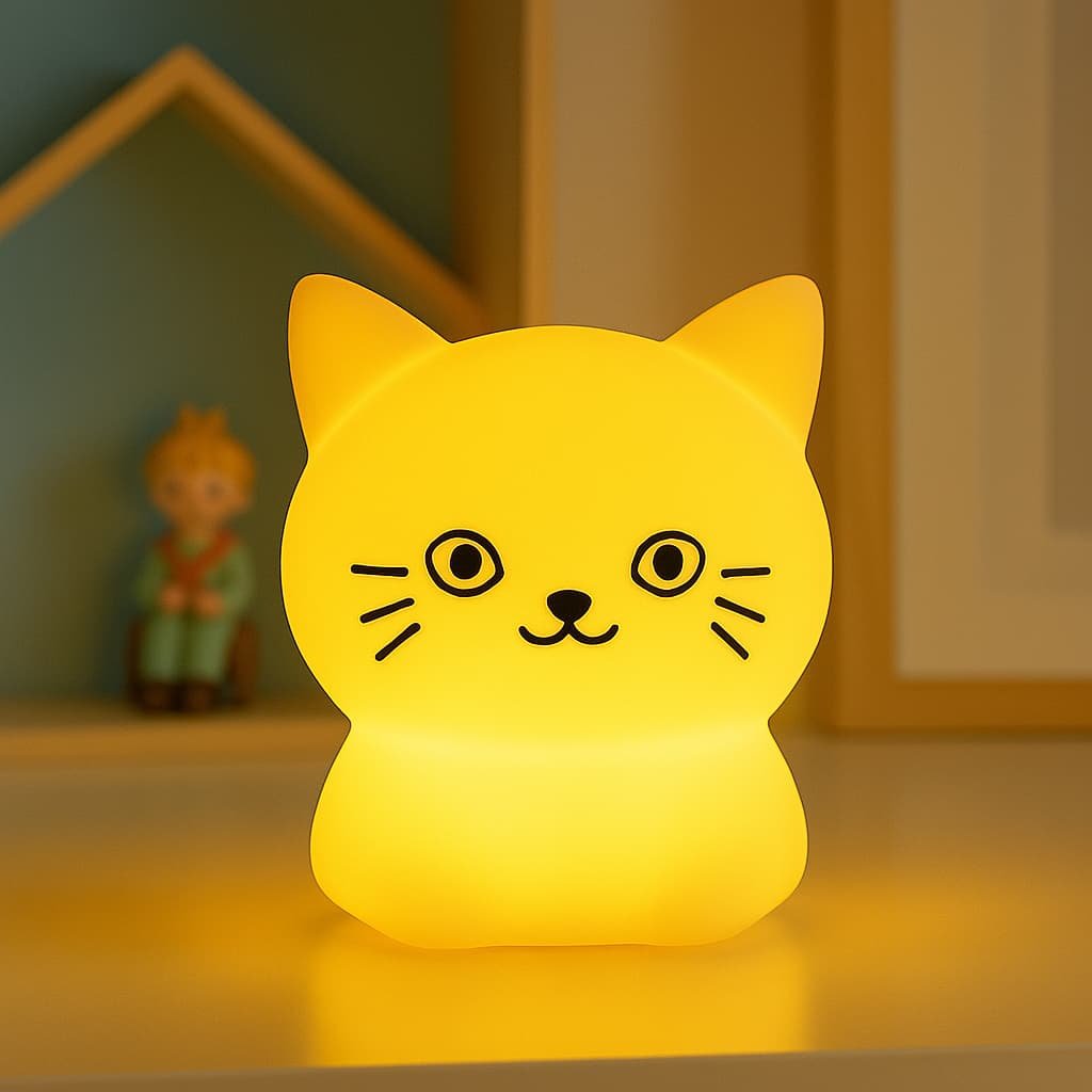 Veilleuse chat | LumiCat - Vue principale