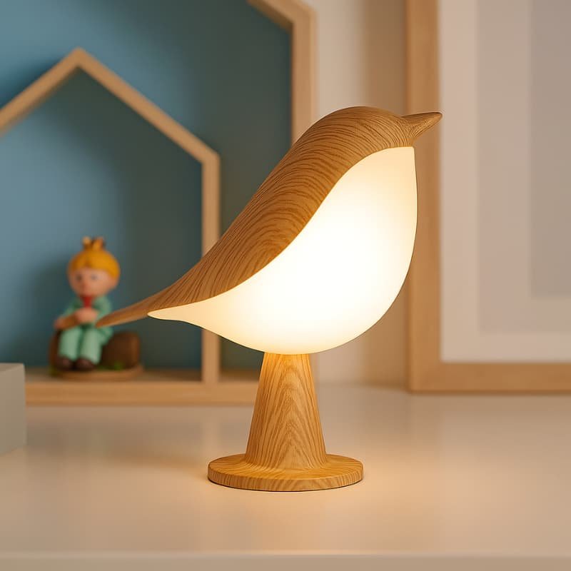 Veilleuse oiseau tactile - ZenBird - Vue principale