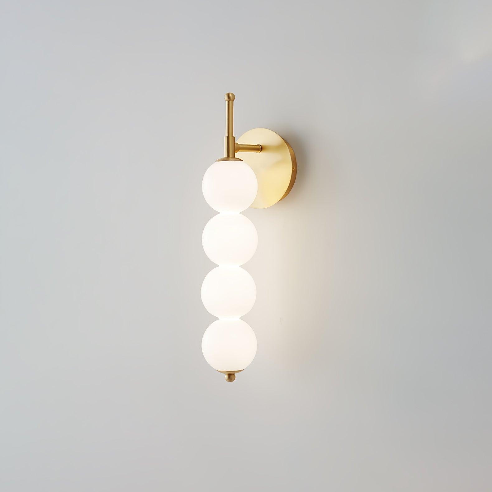 Applique murale LED Morla, noir et or, blanc chaud